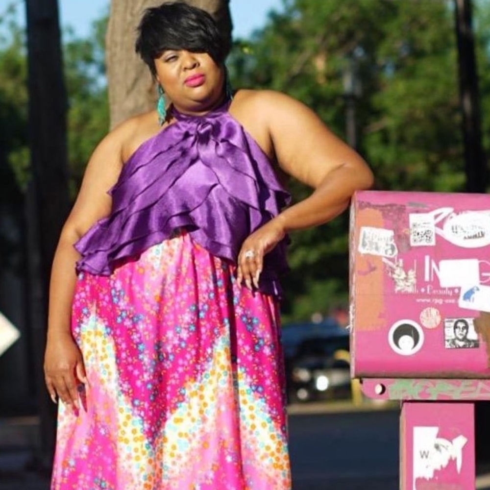 Plus Size Ruffle Top